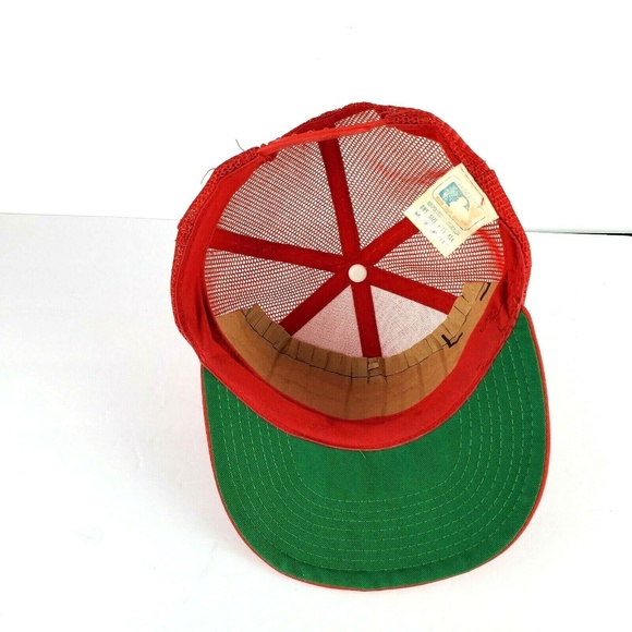 Vintage Cincinnati Reds Plain Logo Snapback Hat - Picture 6 of 6